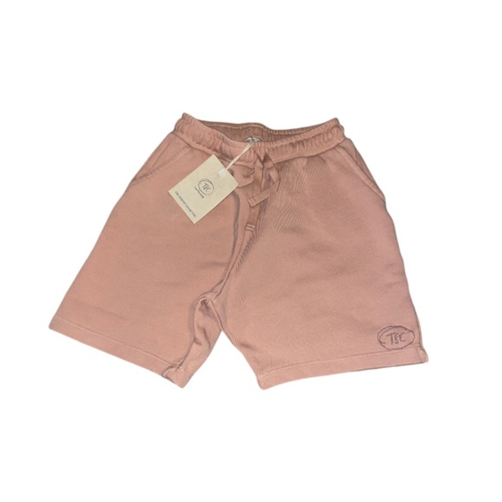 The Sunday Collective Knit Play Shorts in Tan